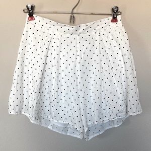 Black and White Polka Dot Shorts